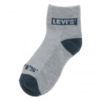 Lot de 6 paires de chaussettes Junior Garçon Levi's® blanches, bleu clair, bleu marine et grises