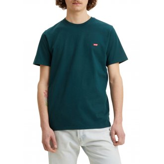T-shirt Levi's® The Original en coton vert sapin regular fit à manches courtes et col rond