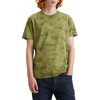 T-shirt Levi's® coton avec manches courtes et col rond kaki