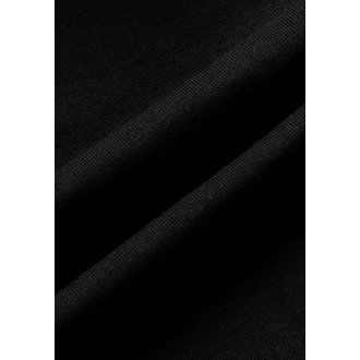 T-shirt Kaporal coton biologique noir coupe droite avec manches courtes et col rond
