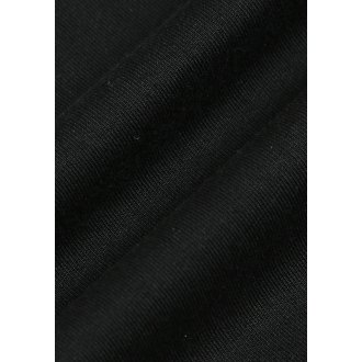 T-shirt Kaporal coton biologique droite avec manches courtes et col rond noir