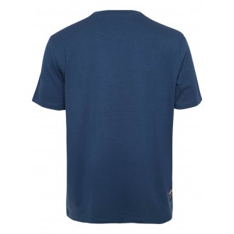 T-shirt Kaporal coton biologique droite avec manches courtes et col rond bleu