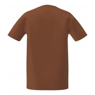 T-shirt Junior Garçon Kaporal orange coupe droite avec manches courtes et col rond 