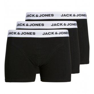 Lot de 3 boxers Junior Garçon Jack & Jones en coton noir