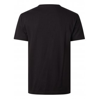 T-shirt à col rond Calvin Klein en coton mélangé noir