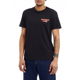 T-shirt à col rond Calvin Klein en coton mélangé noir