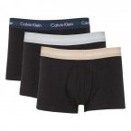 Lot de 3 Boxers Calvin Klein en coton fermée noir