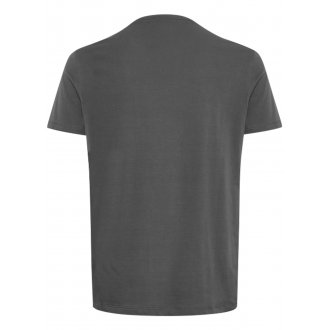 Tee-shirt à col rond et coupe droite Blend en coton gris