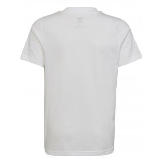 Tee-shirt col rond Junior Garçon ADIDAS blanc