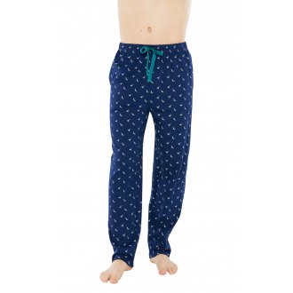 Pyjama Long Arthur en coton sapin regular fit avec manches longues et col V