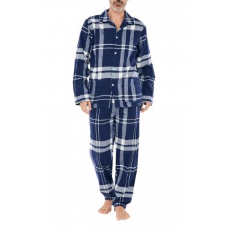 Pyjama Long coton vichy régular Pyjamas Chemises de nuit Arthur pour homme en coloris Bleu Homme Vêtements Vêtements de nuit Pyjamas et vêtements dintérieur 