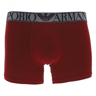 Lot de 2 Boxers Emporio Armani en coton fermé bleu et rouge