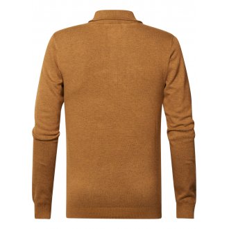 Pull col camionneur Petrol Industries camel chiné