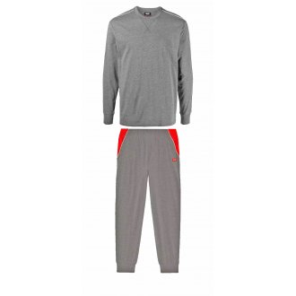 Pyjama Long Diesel avec manches longues et col rond gris