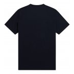 T-shirt coupe droite Fred Perry à col rond en coton noir avec logo brodé