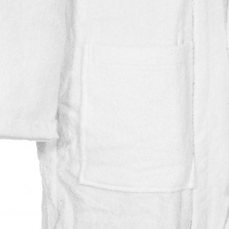 Peignoir Abraxas en coton blanc