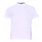 T-shirt avec manches courtes et col rond North 56°4 coton mélangé blanc