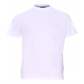 T-shirt avec manches courtes et col rond North 56°4 coton mélangé blanc