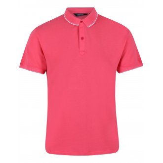 Polo avec manches courtes et col boutonné Regatta coton rose