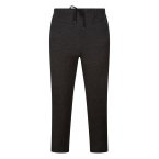 Pantalon de pyjama Adamo Leon en coton rayé noir coupe droite