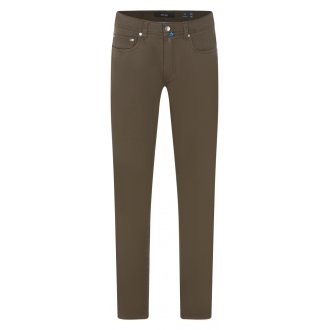 Pantalon Cardin Sportswear Future Flex en coton mélangé brun