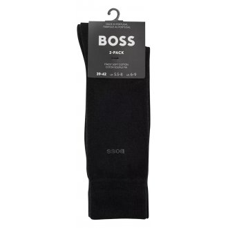 Lot de 2 paires de chaussettes Boss coton mélangé noires