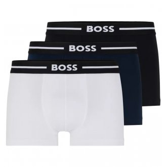 Lot de 3 boxers Boss coton multicolore