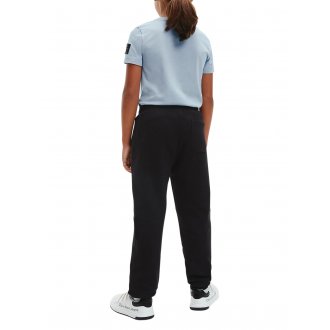 T-shirt Junior Garçon avec manches courtes et col rond Calvin Klein coton ciel