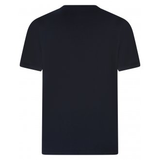 T-shirt col rond Timberland en coton avec manches courtes bleu marine