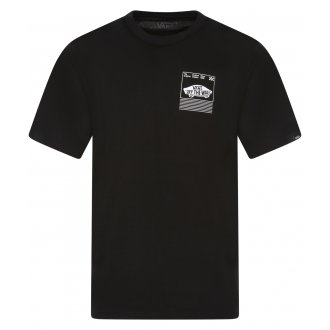 T-shirt avec manches courtes et col rond Vans noir