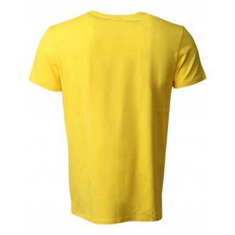 T-shirt avec manches courtes et col rond Redskins coton jaune