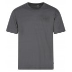 T-shirt col rond Levi's® en coton avec manches courtes anthracite texturé