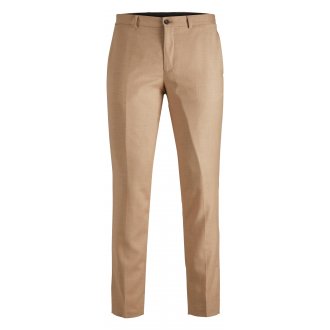 Pantalon de costume Jack & Jones Premium en laine mélangée camel