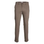Pantalon coupe chino Jack & Jones Premium en coton marron