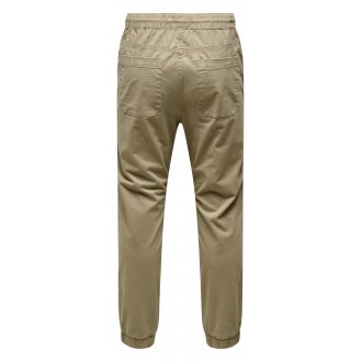 Pantalon Only&Sons coton beige