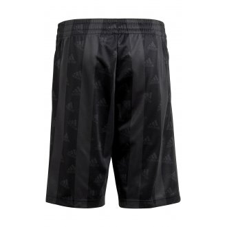 Short Junior Garçon Adidas noir rayé