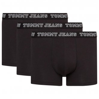Boxers Tommy Jeans en coton mélangé noirs, lot de 3