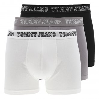 Boxers Tommy Jeans en coton biologique mélangé multicolore, lot de 3