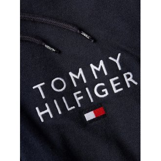 Cardigan à capuche Tommy Hilfiger avec manches longues bleu marine