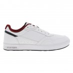 Baskets basses Tommy Hilfiger blanches micro-perforées