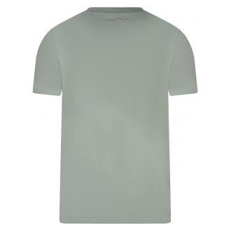 T-shirt col rond Teddy Smith en coton avec manches courtes vert
