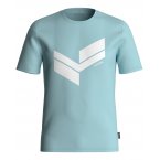 T-shirt avec manches courtes et col rond Kaporal turquoise