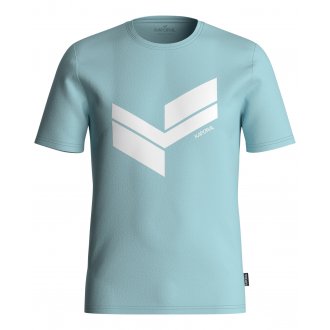 T-shirt avec manches courtes et col rond Kaporal turquoise