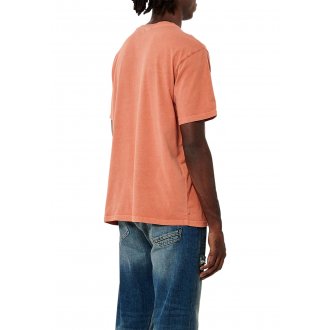 T-shirt à col rond et coupe droite Kaporal en coton biologique corail