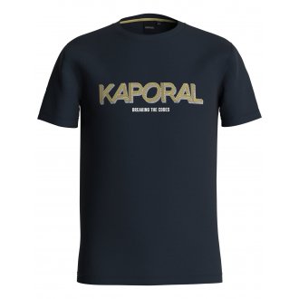 T-shirt Junior Garçon avec manches courtes et col rond Kaporal marine