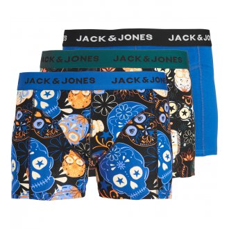 Lot de 3 Boxers Jack & Jones coton bleu