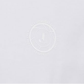 Polo avec manches courtes et col boutonné Jack & Jones coton blanc