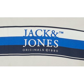 Sweat avec manches longues et col à capuche Jack & Jones beige