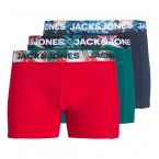 Lot de 3 Boxers Jack & Jones coton multicolores