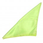 Pochette en soie vert anis pour costume